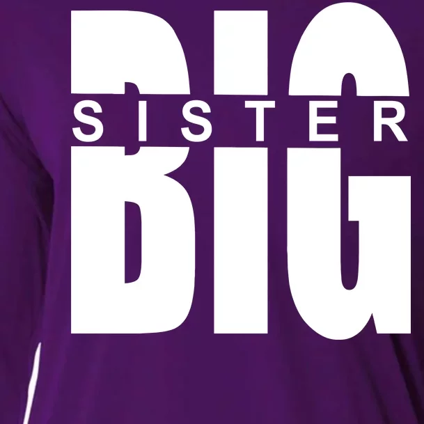 Big Sister Logo Cooling Performance Long Sleeve Crew