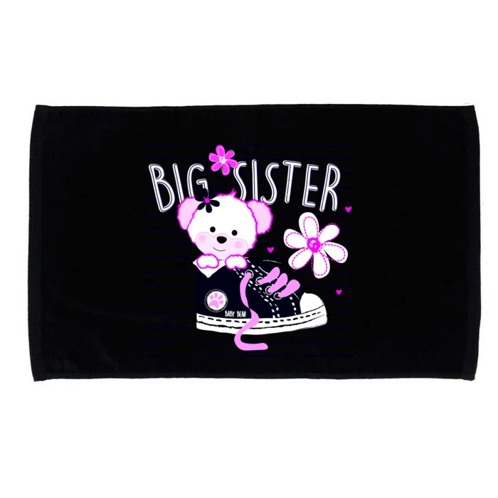 Big Sister Teddy Bear Microfiber Hand Towel