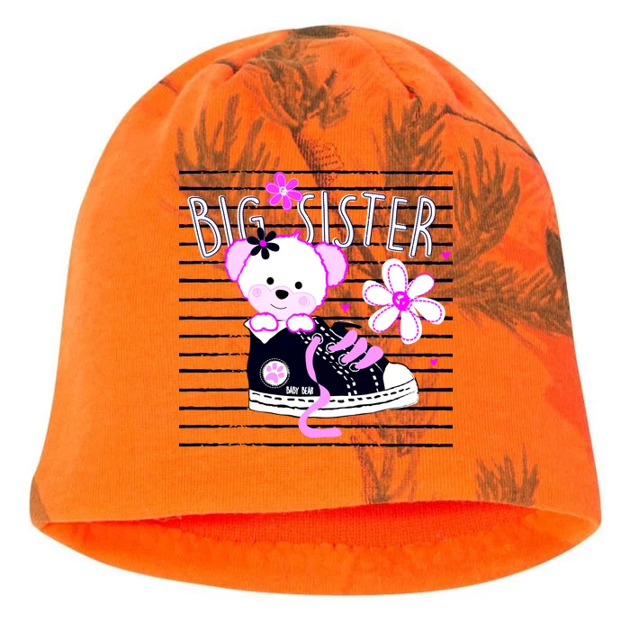 Big Sister Teddy Bear Kati - Camo Knit Beanie