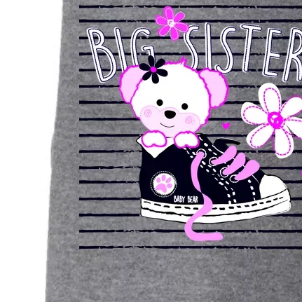 Big Sister Teddy Bear Doggie 3-End Fleece Hoodie