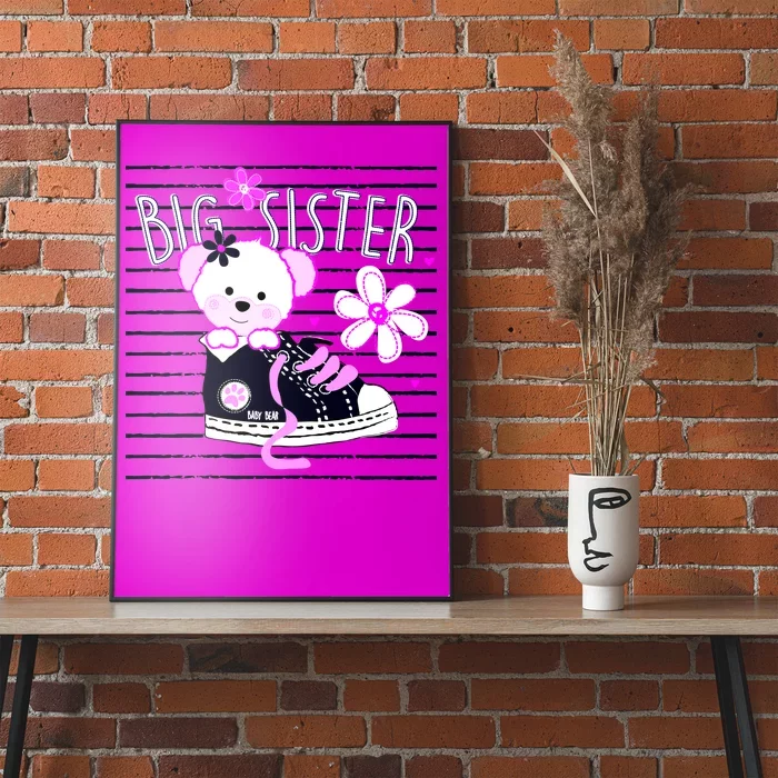 Big Sister Teddy Bear Poster