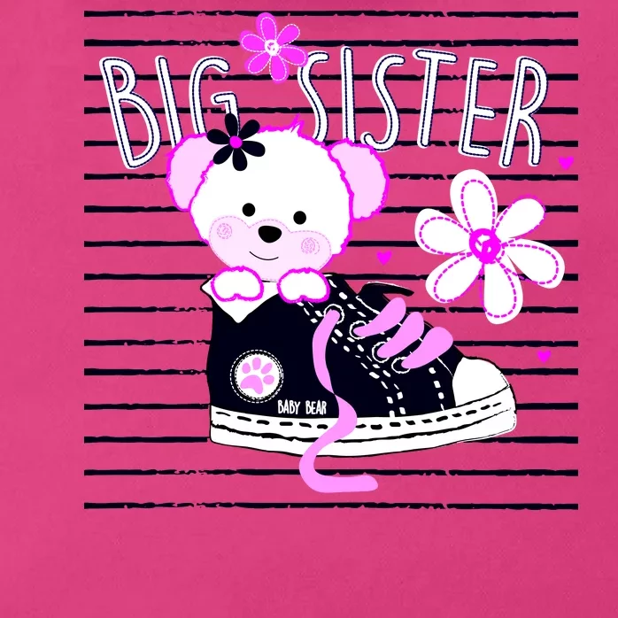 Big Sister Teddy Bear Zip Tote Bag