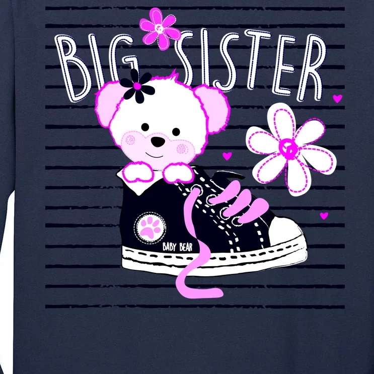 Big Sister Teddy Bear Tall Long Sleeve T-Shirt