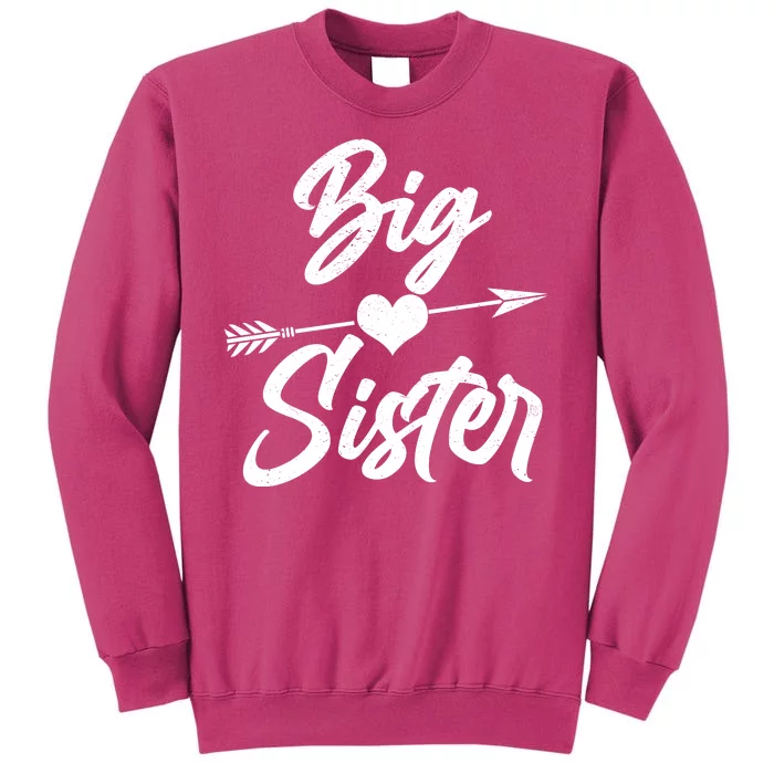 Big Sister Vintage Heart Arrow Sweatshirt