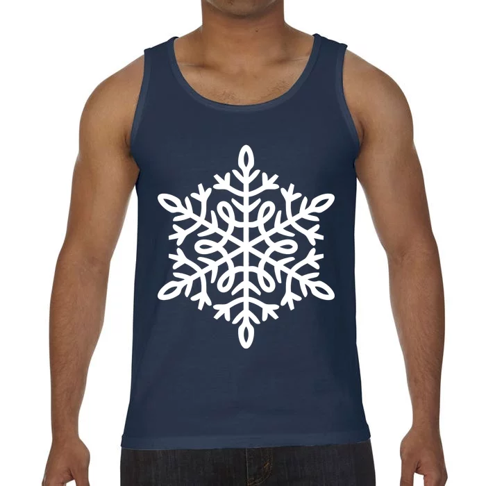 Big Snowflakes Christmas Comfort Colors® Tank Top