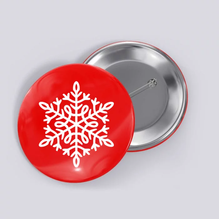 Big Snowflakes Christmas Button