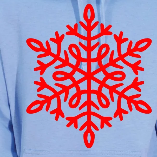 Big Snowflakes Christmas Unisex Surf Hoodie