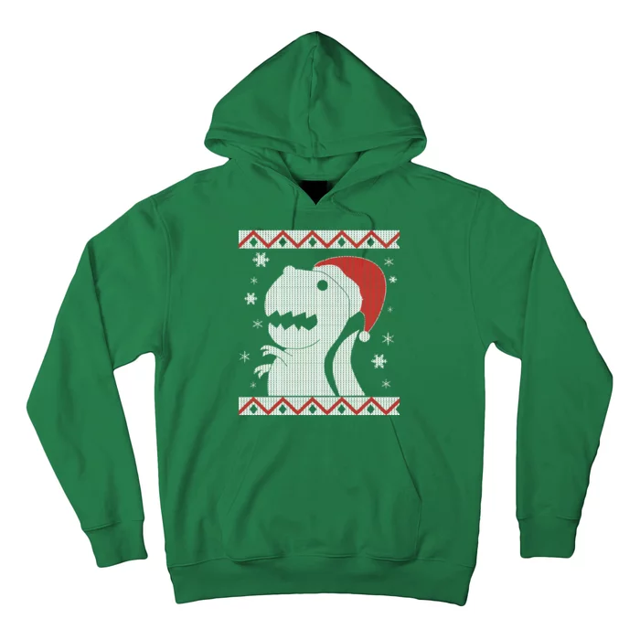 Big T-Rex Ugly Christmas Hoodie