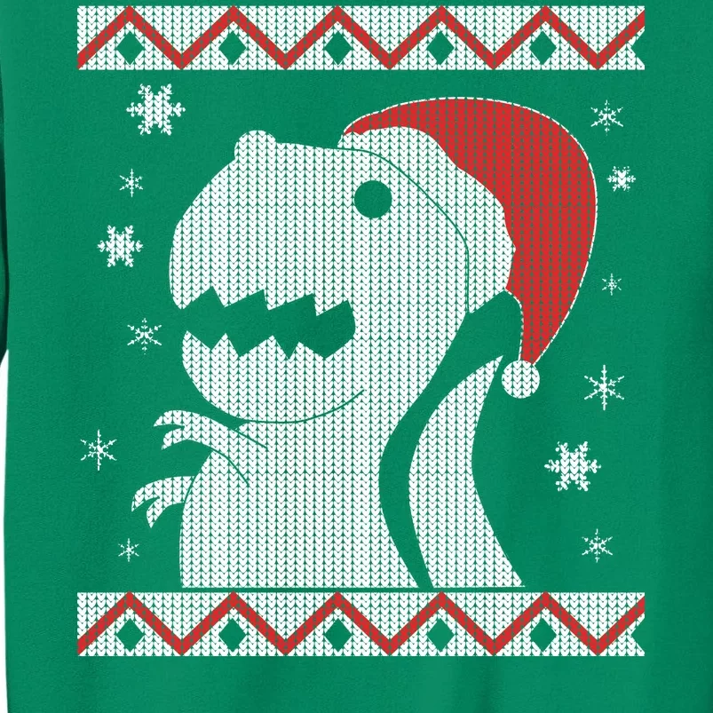 Big T-Rex Ugly Christmas Sweatshirt