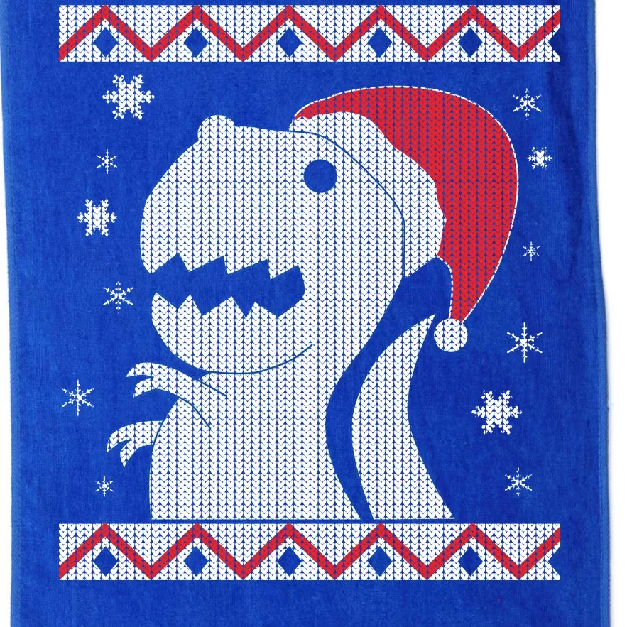 Big T-Rex Ugly Christmas Platinum Collection Golf Towel