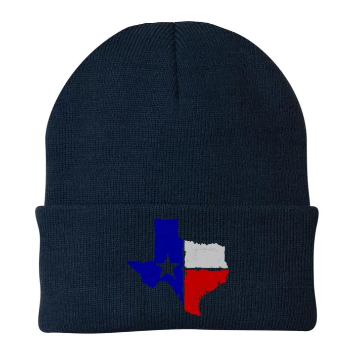 Big Texas Flag Vintage Knit Cap Winter Beanie