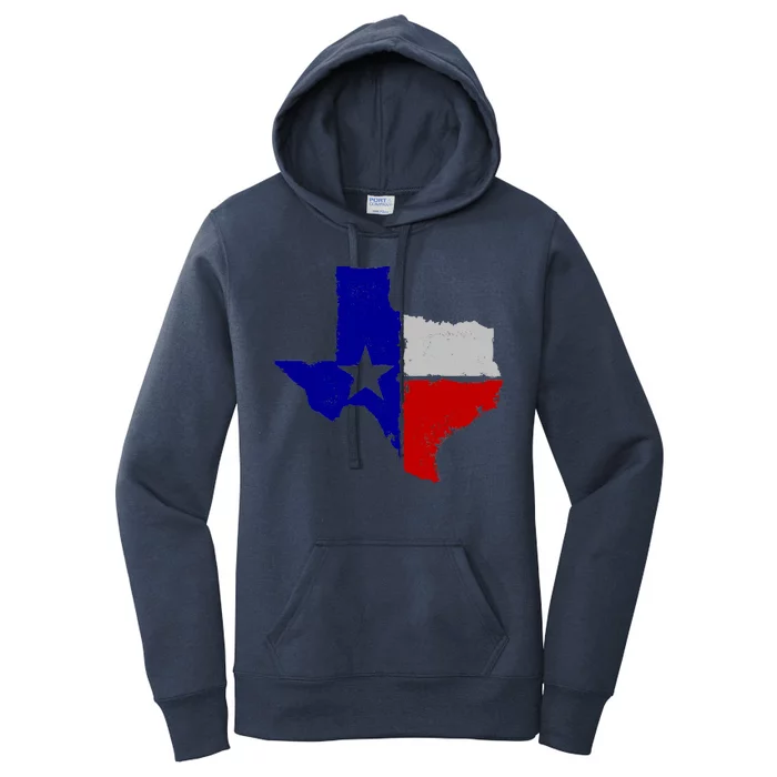 Big Texas Flag Vintage Women's Pullover Hoodie