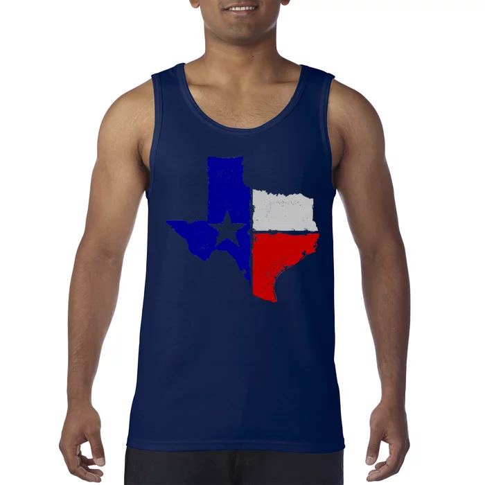 Big Texas Flag Vintage Tank Top