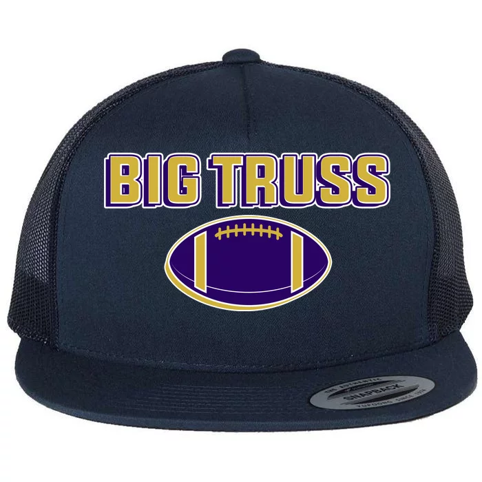 Big Truss Baltimore Football Flat Bill Trucker Hat