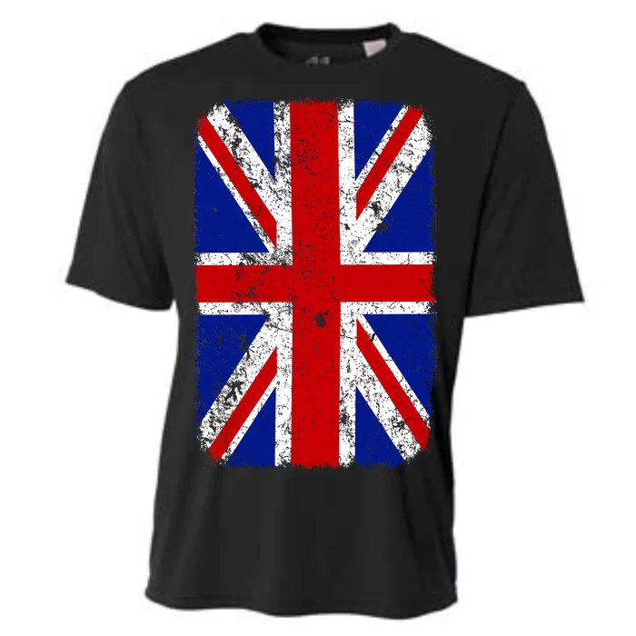 Big Vintage British England Flag Cooling Performance Crew T-Shirt