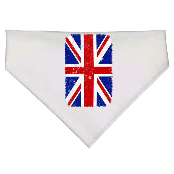 Big Vintage British England Flag USA-Made Doggie Bandana