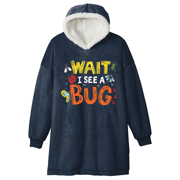 Bug Insect Gift For Entomologists And Bug Lovers Hooded Wearable Blanket