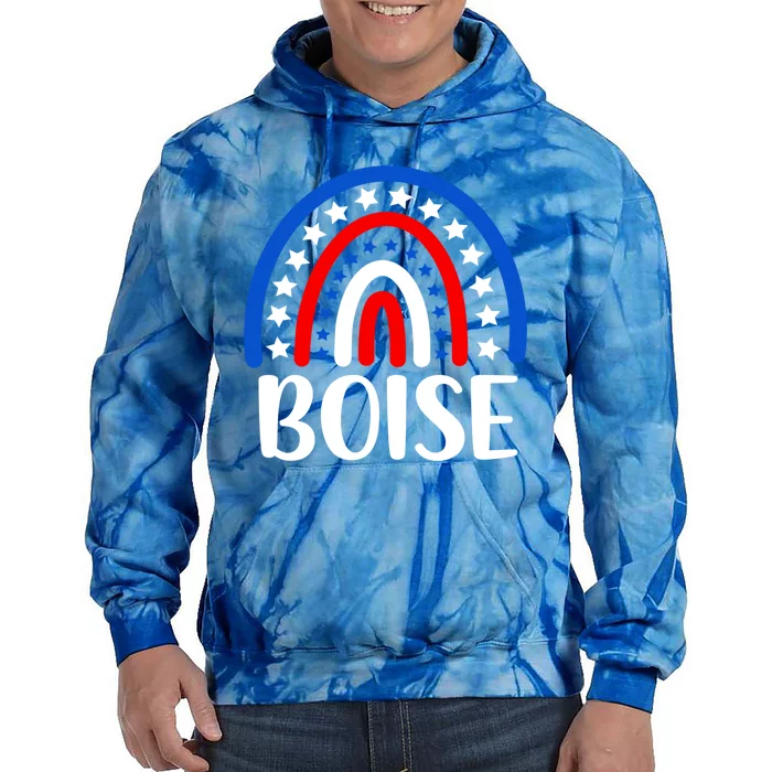 Boise Idaho Gift I Love Boise Idaho Usa Great Gift Tie Dye Hoodie