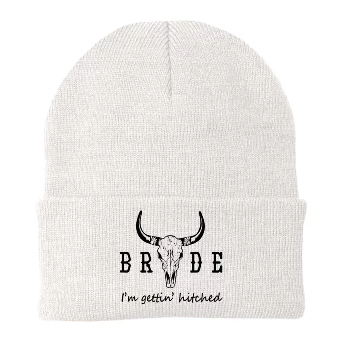 Bride IM Getting Hitched Western Cowgirl Bachelorette Party Knit Cap Winter Beanie