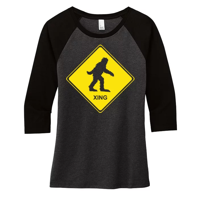 Bigfoot Crossing XING Women's Tri-Blend 3/4-Sleeve Raglan Shirt