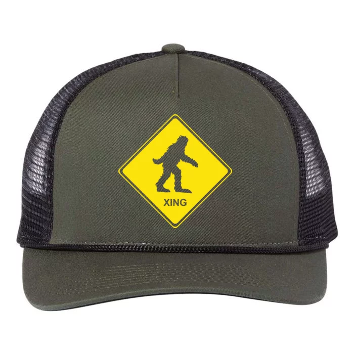 Bigfoot Crossing XING Retro Rope Trucker Hat Cap