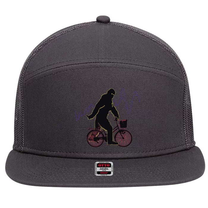 Bigfoot Cycling 7 Panel Mesh Trucker Snapback Hat