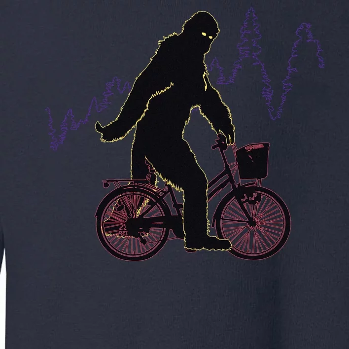 Bigfoot Cycling Toddler Sweatshirt