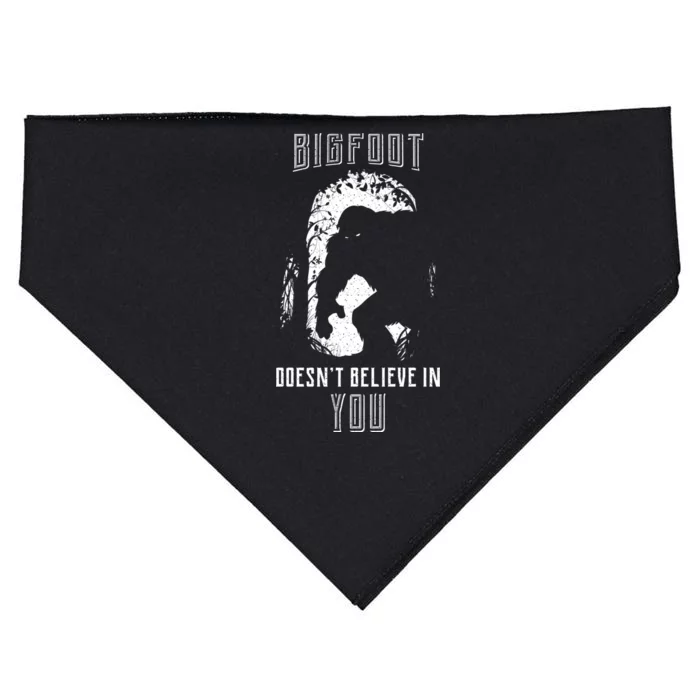 Bigfoot Doesn't Believe In You USA-Made Doggie Bandana