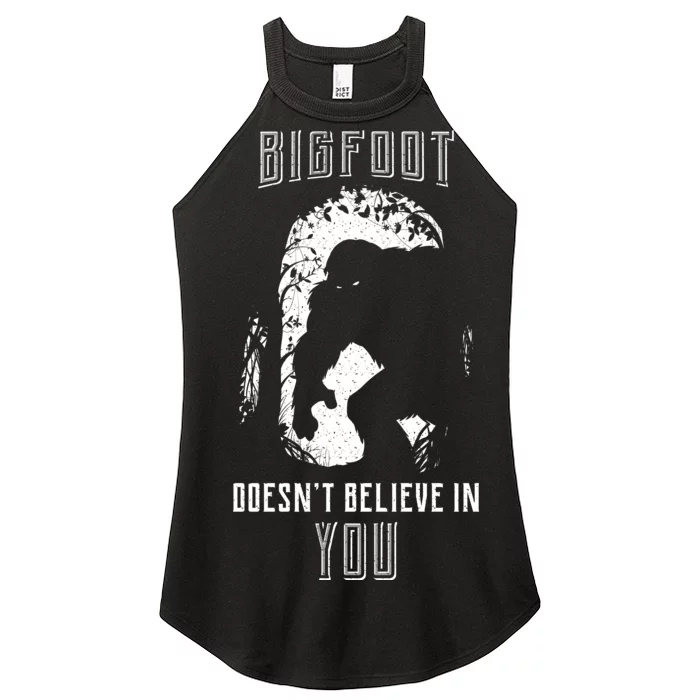 Bigfoot Doesn't Believe In You Women’s Perfect Tri Rocker Tank