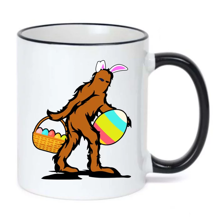 Bigfoot Easter Egg Black Color Changing Mug