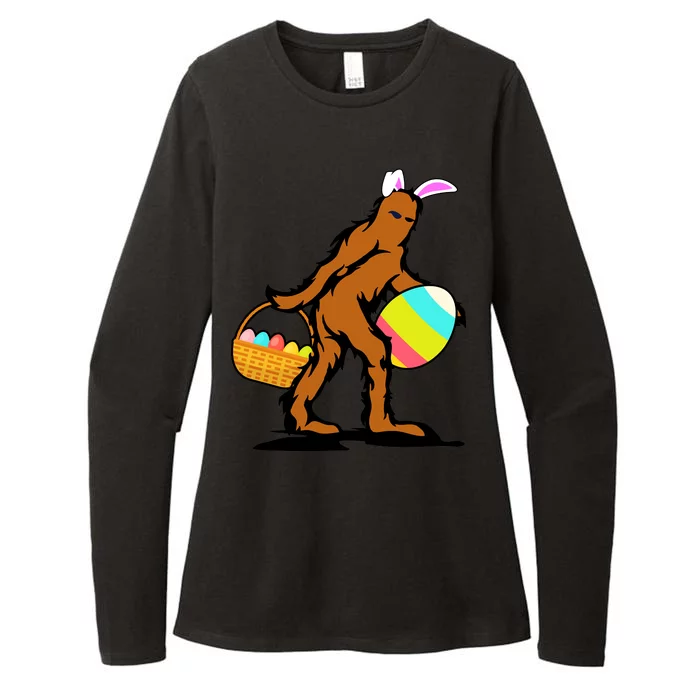 Bigfoot Easter Egg Womens CVC Long Sleeve Shirt