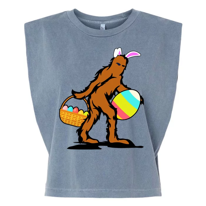 Bigfoot Easter Egg Garment-Dyed Women's Muscle Tee