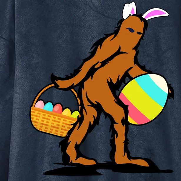 Bigfoot Easter Egg Hooded Wearable Blanket