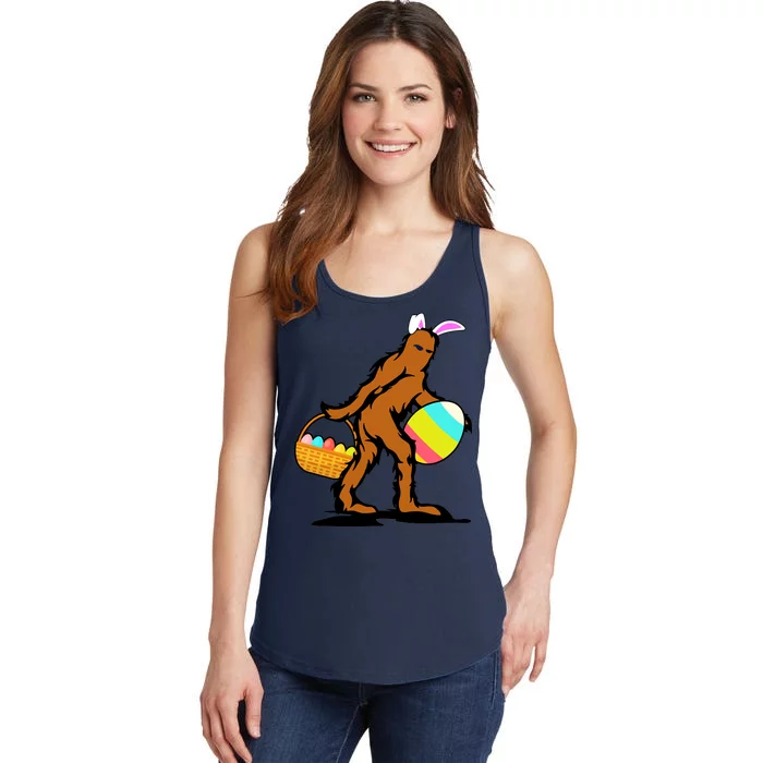 Bigfoot Easter Egg Ladies Essential Tank