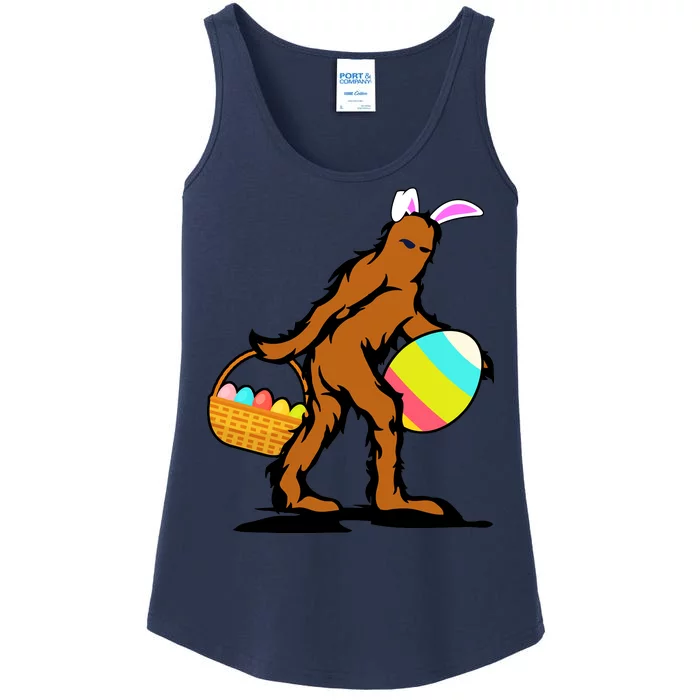 Bigfoot Easter Egg Ladies Essential Tank