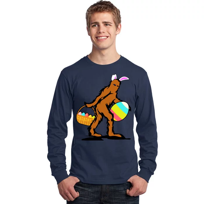 Bigfoot Easter Egg Tall Long Sleeve T-Shirt