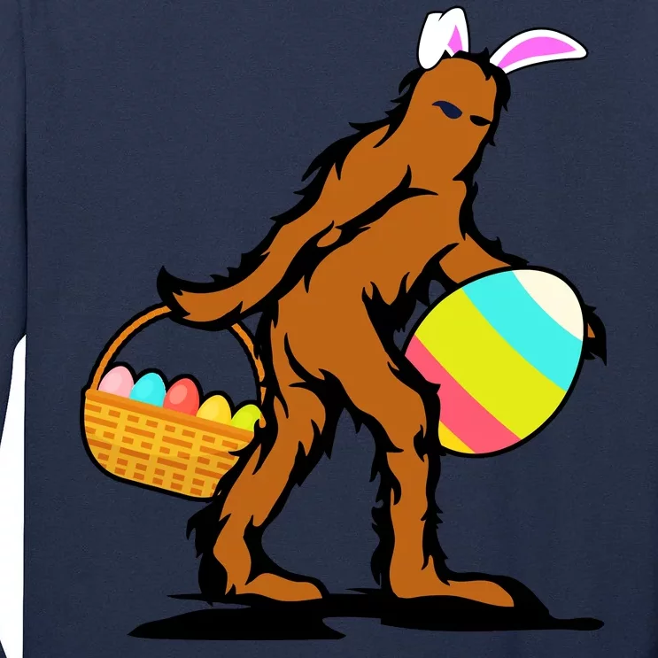 Bigfoot Easter Egg Tall Long Sleeve T-Shirt