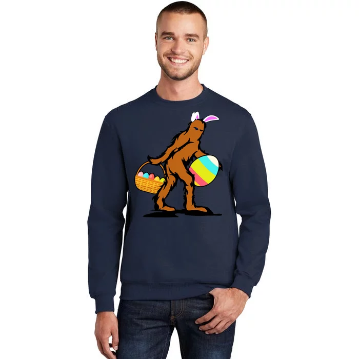 Bigfoot Easter Egg Tall Sweatshirt