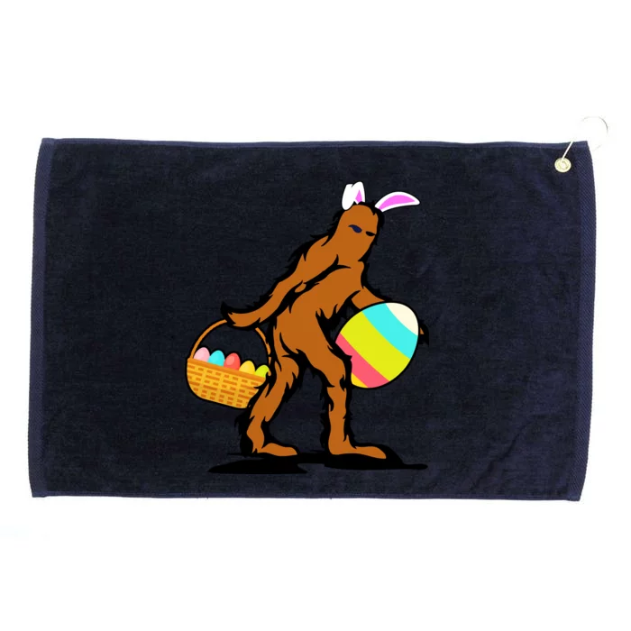 Bigfoot Easter Egg Grommeted Golf Towel