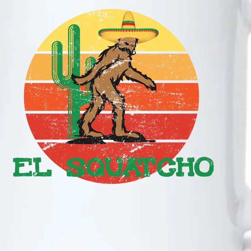 Bigfoot El Squatcho Mexican Sasquatch Black Color Changing Mug