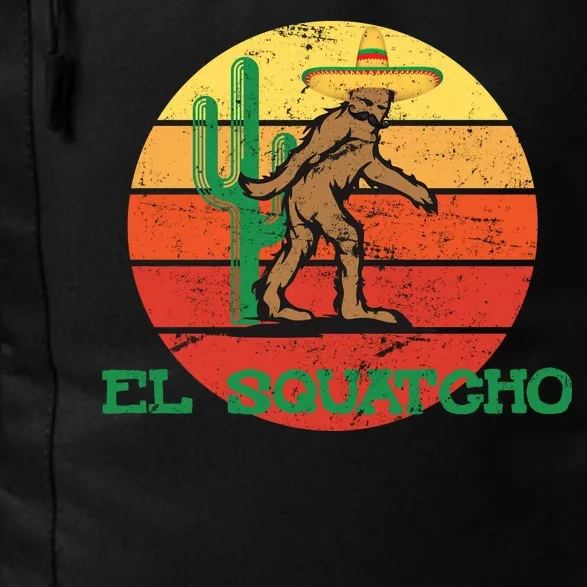 Bigfoot El Squatcho Mexican Sasquatch Daily Commute Backpack