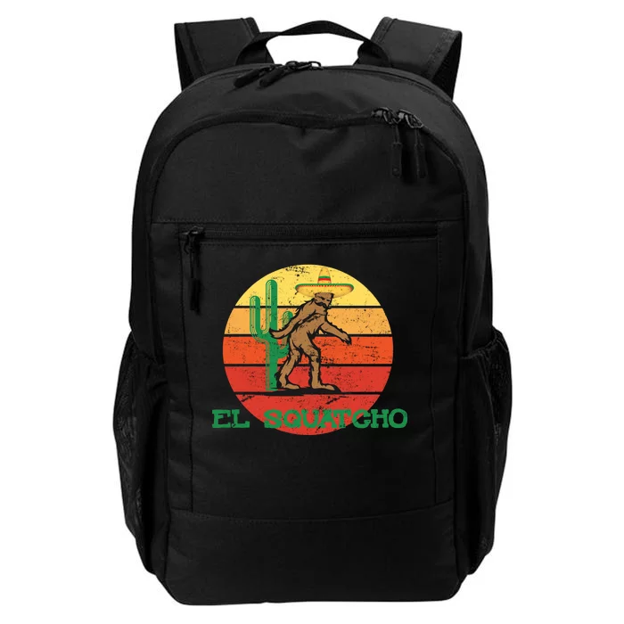 Bigfoot El Squatcho Mexican Sasquatch Daily Commute Backpack