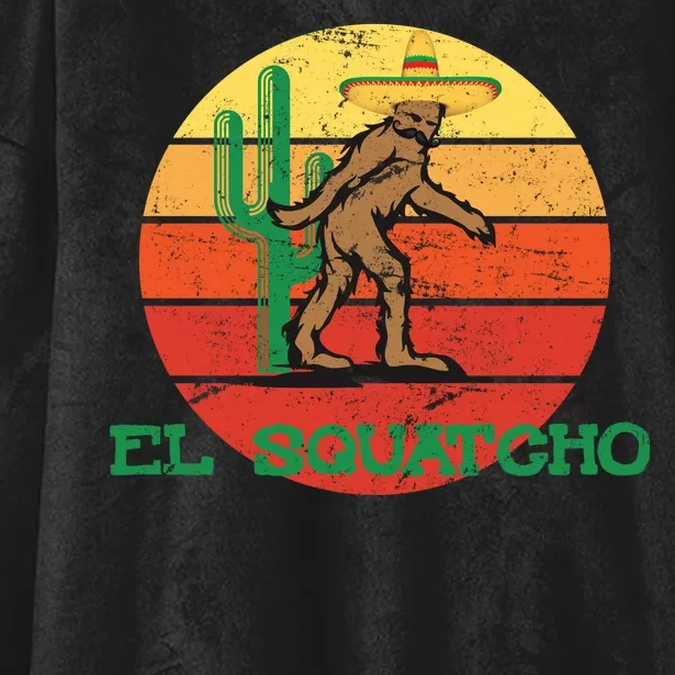 Bigfoot El Squatcho Mexican Sasquatch Hooded Wearable Blanket