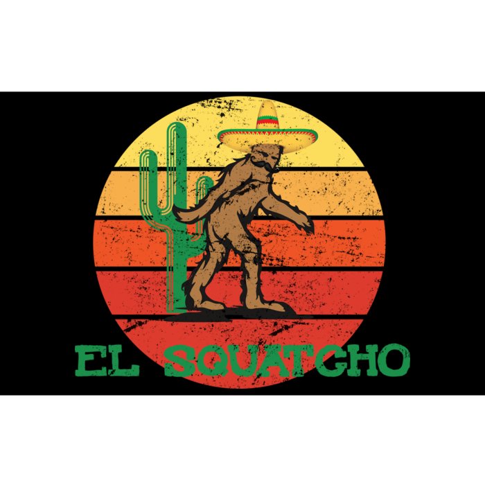 Bigfoot El Squatcho Mexican Sasquatch Bumper Sticker