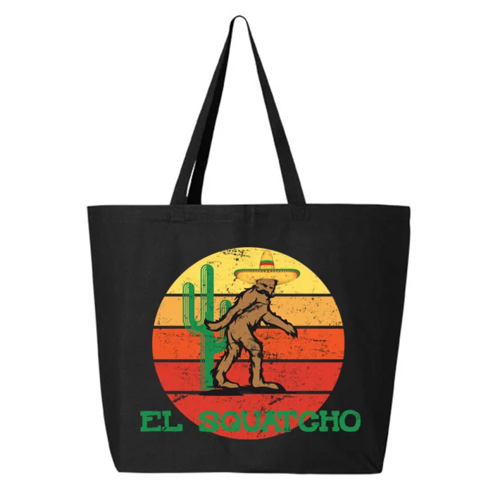 Bigfoot El Squatcho Mexican Sasquatch 25L Jumbo Tote