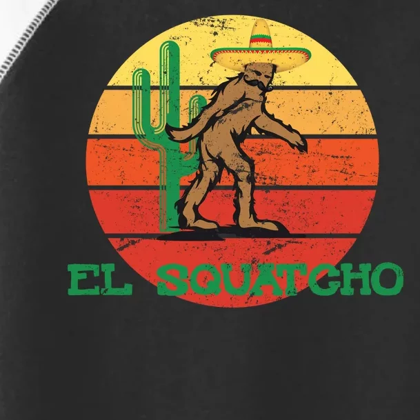 Bigfoot El Squatcho Mexican Sasquatch Toddler Fine Jersey T-Shirt