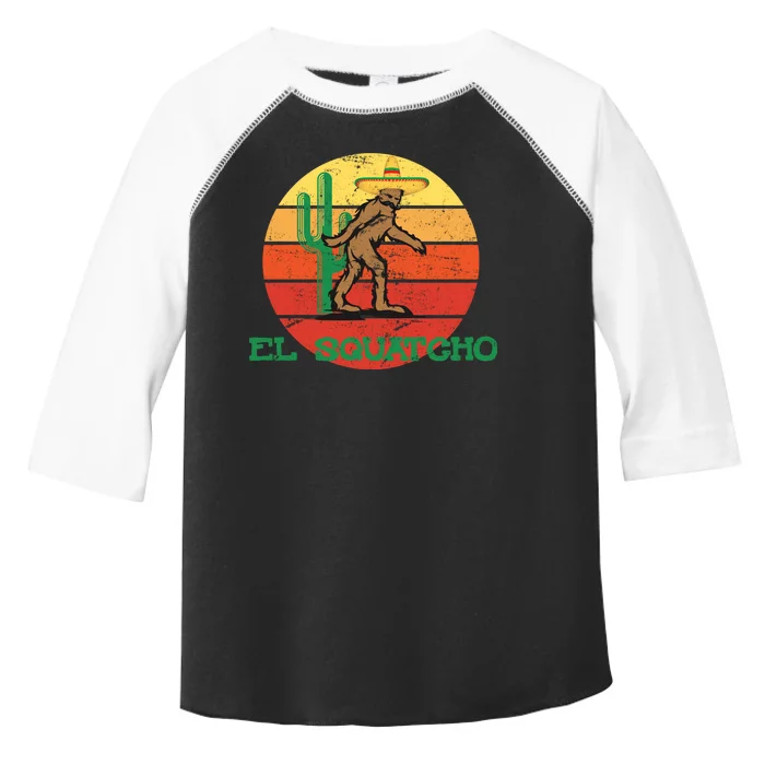 Bigfoot El Squatcho Mexican Sasquatch Toddler Fine Jersey T-Shirt