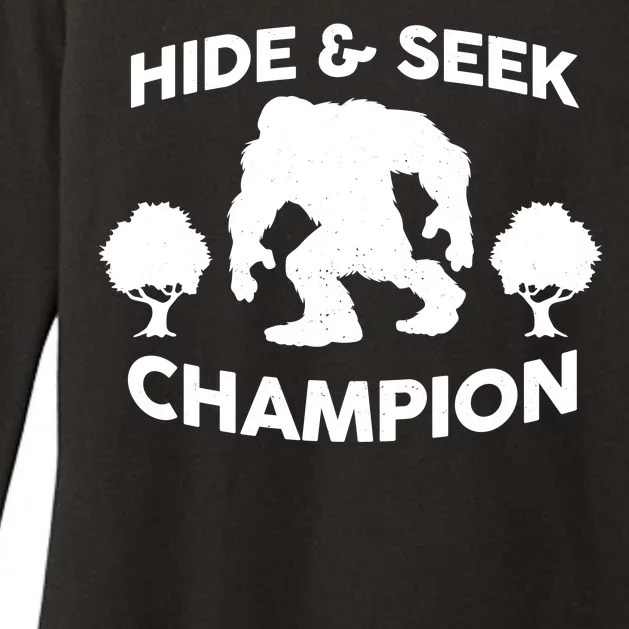 Bigfoot Hide And Seek Champion Womens CVC Long Sleeve Shirt