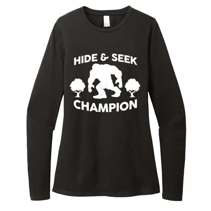 Bigfoot Hide And Seek Champion Womens CVC Long Sleeve Shirt