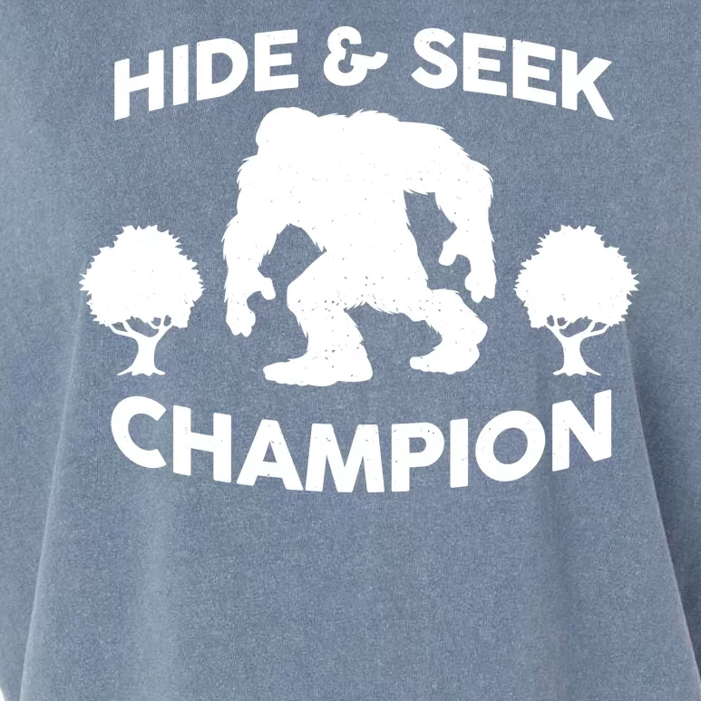 Bigfoot Hide And Seek Champion Garment-Dyed Women's Muscle Tee